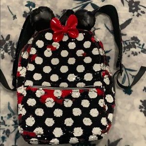 Minnie Mouse Polka dot backpack with ears